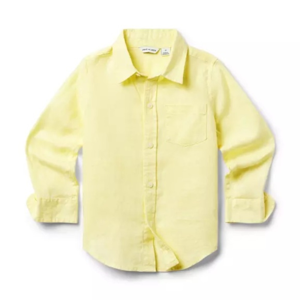Janie and Jack The Linen Shirt for boys